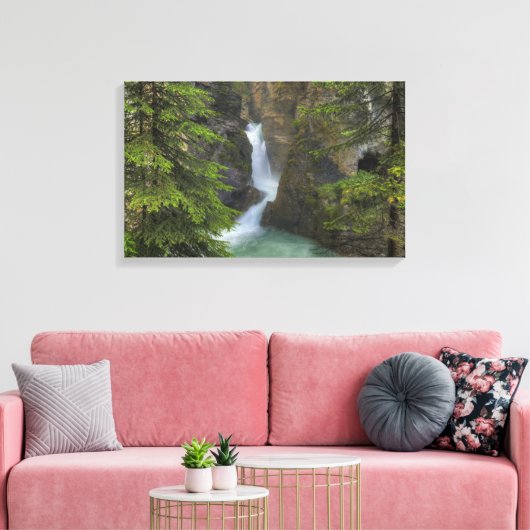 Johnston Canyon Leinwanddruck (Insitu (Wohnzimmer))