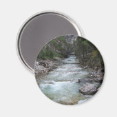 Johnston Canyon Step Falls Magnet (Vorderseite/Rückseite)