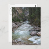 Johnston Canyon Step Falls Postkarte (Vorne/Hinten)