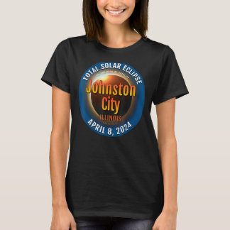 Johnston City Illinois IL Total Solar Eclipse 2024 T-Shirt