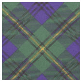 Johnston-Clan karierter schottischer Tartan Stoff (Nahaufnahme)