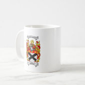 JOHNSTON-FAMILIENWAPPEN - JOHNSTON-WAPPEN KAFFEETASSE (Vorderseite Links)
