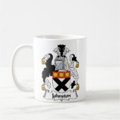 Johnston-Familienwappen Kaffeetasse (Links)