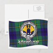 Johnston Johnstone Clan Postkarte (Vorne/Hinten)