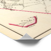 Johnston Rhode Island Map Poster (Ecke)