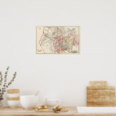 Johnston Rhode Island Map Poster (Küche)