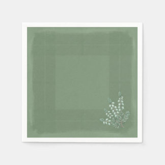 Johnston Tartan & Kreuzheide Tonal Grün Serviette