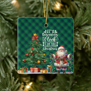 Johnstone Ancient Original Schottischer Tartan Keramikornament