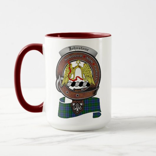 Johnstone Clan Abzeichen Combo 15oz Tasse (Links)