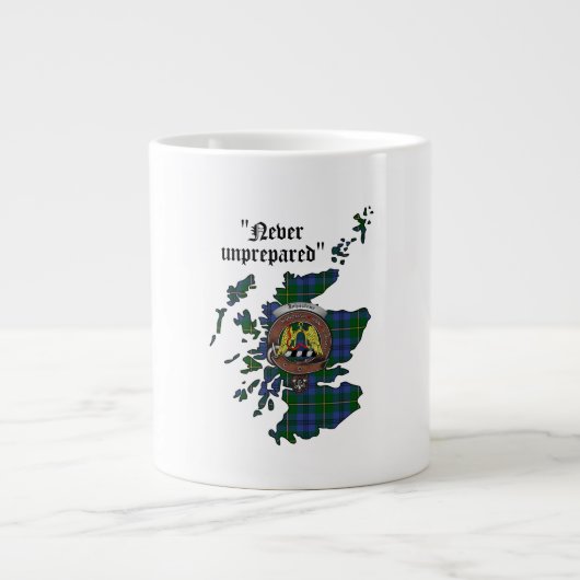 Johnstone Clan Abzeichen Jumbo Tasse (Vorderseite)