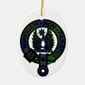 Johnstone Clan Wappen Keramikornament (Vorne)