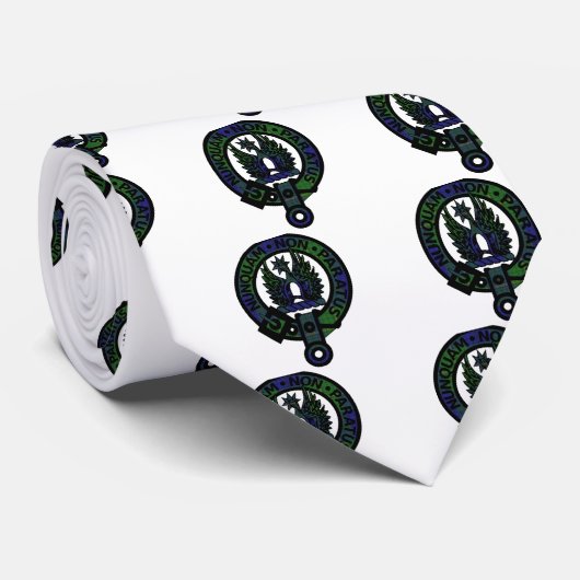 Johnstone Clan Wappen Krawatte (Gerollt)