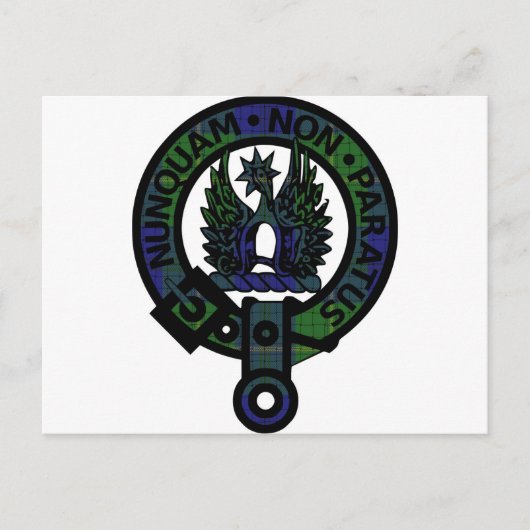 Johnstone Clan Wappen Postkarte (Vorderseite)