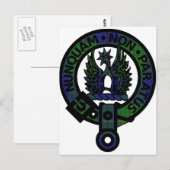 Johnstone Clan Wappen Postkarte (Vorne/Hinten)