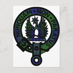 Johnstone-Clan-Wappen Postkarte