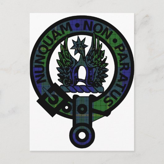 Johnstone Clan Wappen Postkarte (Vorderseite)
