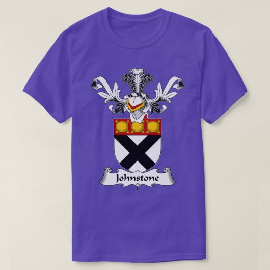Johnstone Coat of Arms Family Crest T-Shirt (Design vorne)