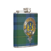 Johnstone Tartan & Abzeichen Flachmann (Rechts)