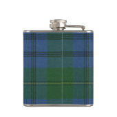 Johnstone Tartan & Abzeichen Flachmann (Rückseite)