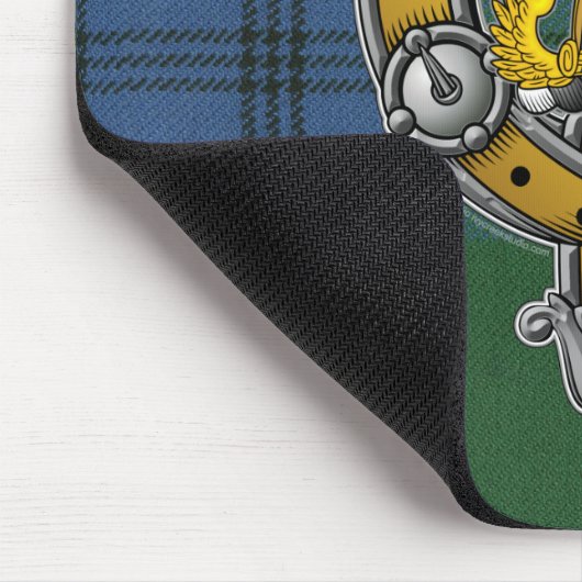 Johnstone Tartan & Badge Mousepad (Ecke)