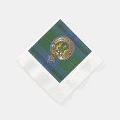 Johnstone Tartan & Badge Serviette (Ecke)