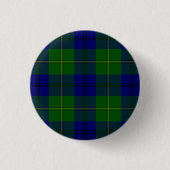 Johnstone tartan blue kariert button (Vorderseite)
