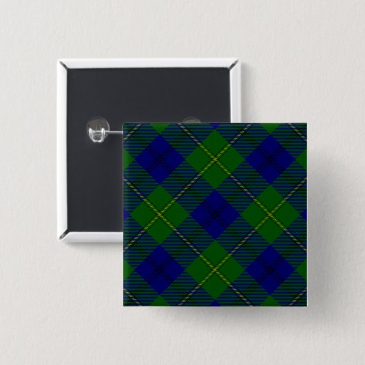 Johnstone tartan blue kariert button (Vorne & Hinten)