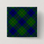 Johnstone tartan blue kariert button (Vorderseite)