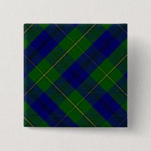 Johnstone tartan blue kariert button