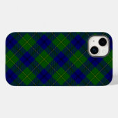 Johnstone tartan blue kariert Case-Mate iPhone hülle (Rückseite (Horizontal))