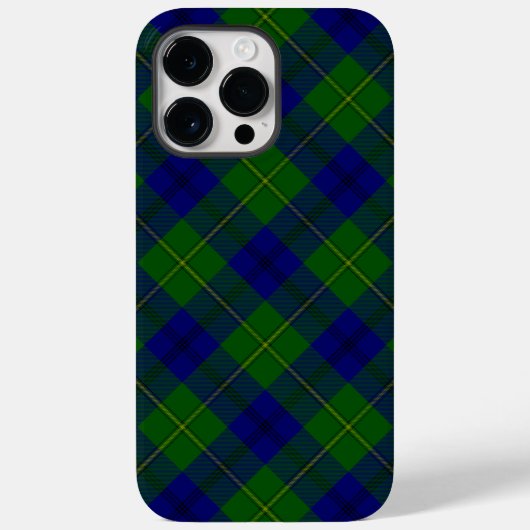 Johnstone tartan blue kariert Case-Mate iPhone hülle (Rückseite)