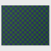 Johnstone tartan blue kariert geschenkpapier (Flach)