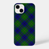 Johnstone tartan blue kariert iPhone hülle (Rückseite)