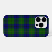 Johnstone tartan blue kariert iPhone hülle (Rückseite (Horizontal))