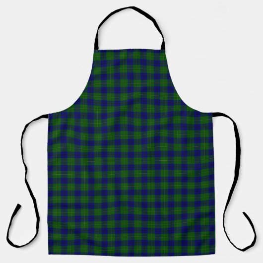 Johnstone tartan blue kariert schürze (Vorderseite)