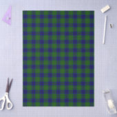 Johnstone tartan blue kariert seidenpapier (Basteln)