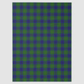 Johnstone tartan blue kariert seidenpapier (Vorderseite)
