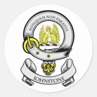 JOHNSTONE-Wappen Runder Aufkleber