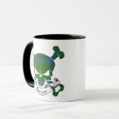 Johnstontartan-Schädel Tasse (Vorderseite Links)