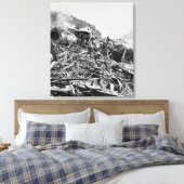Johnstown Flood Train Wreck Vintag 1889 Leinwanddruck (Insitu (Schlafzimmer))