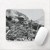 Johnstown Flut-Zug-Wrack Vintages 1889 Mousepad (Mit Mouse)