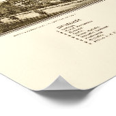 Johnstown, NY Panoramic Map - 1888 Poster (Ecke)