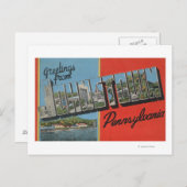 Johnstown, Pennsylvania - Große Briefszenen Postkarte (Vorne/Hinten)