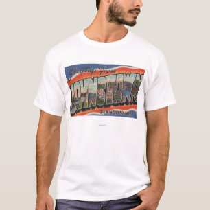 Johnstown, Pennsylvania - große Buchstabe-Szenen  T-Shirt