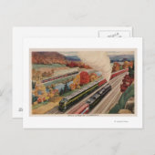 Johnstown, Pennsylvania (Trains) Postkarte (Vorne/Hinten)