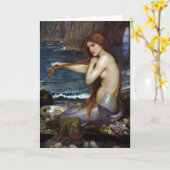 Johnwaterhouse-Meerjungfrau Karte (Gelbe Blume)