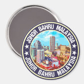 Johor Bahru Magnet (Vorderseite/Rückseite)
