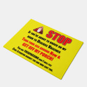 JoHoVaxx Zeugen Fußmatte (Schrägansicht)