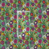 Joie-Blumenminze Stoff (Kachel)