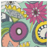 Joie-Blumenminze Stoff (Nahaufnahme)